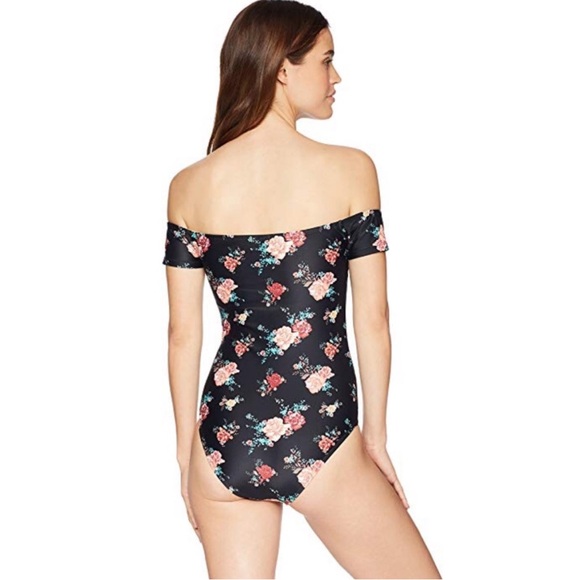 NWOT Mae Off Shoulder One Piece Swimsuit - Picture 3 of 9